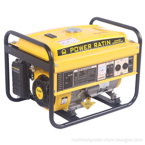2kw Portable Air-Cooled Home Use Gasoline Generator